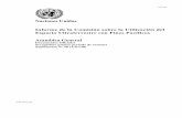 Naciones Unidas Informe de la Comisión sobre la ... · Utilización de fuentes de energía nuclear en el espacio ultraterrestre ... 131-141 21 5. Telemedicina basada en sistemas