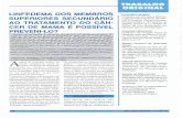LINFEDEMA DOS MEMBROS SUPERIORES SECUNDARIOjvascbras.com.br/pdf/revistas-antigas/2001/6/01/2001_a17_n6_ok.pdf · difusao ou retardo da ascensao do contraste, evidencia de via linfatica