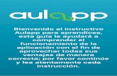 Bienvenido al instructivo Aulapp para aprendices, esta ...seguridadcea.com/Doc/Manual Aprendiz Aulapp.pdf · Desde esta interfaz podrá acce-der a todas las opciones que le ofrece