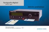 Manual Usuario Siemens VDO - El Transporte · 2 DTCO 1381 Pie de Imprenta Estimado usuario: El tacógrafo digital DTCO 1381, con sus com-ponentes del sistema, es un aparato de con-trol
