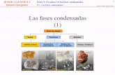 Las fases condensadas (1) - Repositorio …riubu.ubu.es/bitstream/10259.3/89/11/3.1.4 (1) - Las...Profesor: Rafael Aguado Bernal QUIMICA GENERAL I Química Inorgánica Tema 3: El enlace