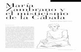 María Zambrano y el misticismo de la Cábala · simbólicos por medio de un lenguaje musical que se des-vestía de los excesos y se inspiraba en las líneas melódicas i m p rescindibles,