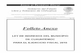 1171 CUAUHTÉMOC LI 2016 - Documento sin título · decreto nº. 1171/2015 i p.o. la sexagÉsima cuarta legislatura del honorable congreso del estado de chihuahua, reunida en su primer