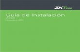 Guía de Instalación - ZKTeco Latinoamérica · MA300 2 2. Estructura y funcionamiento Función del Sistema de Control de Acceso 1) Si se verifica un usuario registrado, el dispositivo