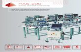 Sistema altamente automatizado - Cloud Object Storage · El sistema HAS-200 reproduce un proceso productivo con alto nivel de automatización, que permite desarrollar las capacidades