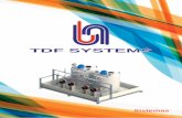 TDF SYSTEMS - tecnicafluidos.es · Técnica de Fluidos ofrece la posibilidad de plantar sus sistemas de dosificación química dentro de armarios en PP, PE con puertas en PVC transparente.