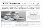Unesco designó a Prof. Roberto Pizarro como miembro de ...comunicaciones.utalca.cl/semanario/semanario/semanario61.pdf · El texto será pre- ... ciudad natal donde pasa la mayor