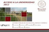 ACCESO A LA UNIVERSIDAD 2012 - Junta de Andalucía · La media de apr en junio su obados peró el 95% TENEIS QUE TENER EN CUENTA…. DOBLE CORRECCIÓN RECLAMACIÓN Solicitar PLAZO