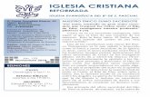 IGLESIA CRISTIANA - iglesia-reformada.org 2018.pdf · sus dos naturalezas en una sola per-sona. La epístola a los Hebreos deta-lla minuciosamente su doble natu-raleza, divina y humana.