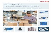 GoTo Europe Productos preferenciales · Elementos filtrantes 154 ... das presiones de servicio de hasta 700 bar. Los caudales de ... Conexiones de trabajo bridas SAE o roscas