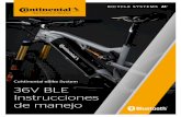 Continental eBike System 36V BLE Instrucciones de manejo · Firma del distribuidor de bicicletas Firma del cliente 37. Continental eBike System 38 cnspección tras 2500 km o 1 año