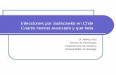 Infecciones por Salmonella en Chile Cuanto hemos avanzado ... · Infecciones por Salmonella en Chile Cuanto hemos avanzado y qué falta Dr. Alberto Fica Sección de Infectología