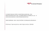CORPORACIÓN EMPRESARIAL DE MATERIALES DE …coemac.com/wp-content/uploads/2018/07/COEMAC_IGC_2Q2018.pdf · Sociedad Dominante de un grupo empresarial que opera en más de 40 países,
