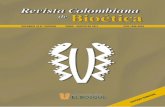 Revista Colombiana de Bioética - PROGRAMA DE BIOETICA ...bioeticaunbosque.edu.co/publicaciones/Revista/pdf_revistacolbio/... · Luis Evelio Aristizábal Franco, como parte de su