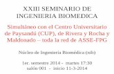 XXIII SEMINARIO DE INGENIERIA BIOMEDICA - nib.fmed.edu.uy 2.pdf · Laboratorio de Informática en Salud ... •Curso de Nomenclatura Clínica y Consulta Médica (jueves 13-3-2014