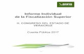 Informe Individual de la Fiscalización Superior II... · objetivos contenidos en sus planes y programas, con relación a la normatividad aplicable. La Fiscalización Superior en