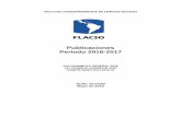 Publicaciones Periodo 2016-2017 - flacso.org · La familia transnacional cubanoamericana ante el cuentapropismo y el trabajo de la tierra. Quito, Ecuador. ... e políticas públicas