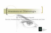 Anestesia en Ofalmología - chguv.san.gva.eschguv.san.gva.es/.../2005-2006/G_AGUADO_OftalmologiaSARTD_070306.pdf · Anestesia en Oftalmología Organización de la asistencia y formación