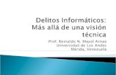 Prof. Reinaldo N. Mayol Arnao Universidad de Los Andes ... · Reinaldo Mayol Arnao  6 DELINCUENTES INFORMÁTICOS Hacker “Cortador” Se dedica a buscar formas