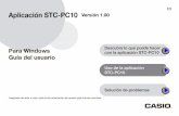 ES Aplicación STC-PC10 Versión 1 - support.casio.com · Aplicación STC-PC10 Esta aplicación para PC permite diseñar la imagen ... Miembros de la familia Mascotas Los kits de