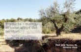 Producte i marca, el valor afegit del territori. · incentivar la investigació i difusió del consum i la producció de l’olid’oliva verge de qualitat. 4 Som agricultors per