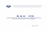 TRANSPORTE SIN RIESGOS DE MERCANCÍAS PELIGROSAS … 175 - Transporte sin Riesgo de... · Toda disposición de la presente Parte, las Instrucciones Técnicas (Documento OACI- 9284)