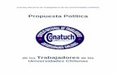 Propuesta Política - sindicato3udec.clsindicato3udec.cl/wp-content/uploads/2016/01/DOCUMENTO-POLITICO... · CONSEJO NACIONAL DE TRABAJADORES DE LAS UNIVERSIDADES CHILENAS 3 comunidad