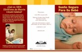 Sueño Seguro Para Su Bebé Infantil Súbita)? …dhhs.ne.gov/publichealth/Documents/SIDSBrochure-Spanish.pdf1. Acueste a su bebe boca arriba para dormir y avísele a otros que lo