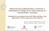 Análisis de las poblaciones de El Meco, El Rey, San ... · Movimientos poblacionales, comercio e identidad a lo largo de la costa oriental en el postclásico yucateco Análisis de