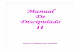 Manual De Discipulado - mcta.com.ar · 2 Evaluación MANUAL DE DISCIPULADO II Lección 1 SOPORTANDO LAS ...