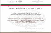 SECRETARÍA DE LA FUNCIÓN PÚBLICA - gob.mx · elaboración del PAT 2017. ... las actividades bajo un esquema de matriz. De tal manera: ... En 2016 la elaboración de documentos