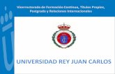 Universidad ReyJuan Carlos - fiocu.org · • Terapia Ocupacional • Relaciones Laborales y Recursos Humanos