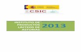 INSTITUTO DE Memoria de Actividad PRODUCTOS LÁCTEOS DE ...digital.csic.es/bitstream/10261/132216/1/Memoria_IPLA_2013.pdf · de los productos lácteos atendiendo a las necesidades