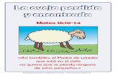 La oveja perdida y encontrada - Hermana Margaritahermanamargarita.com/.../uploads/2013/06/13-Oveja-perdida-color.pdf · «Así también, el Padre de ustedes que está en el cielo