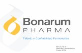 Talento y Confiabilidad Farmcéutica - bonarum.combonarum.com/images/library/file/Brochures/MaquilaFarmaceutica... · industria farmacéutica global. Compromiso + Calidad + Confiabilidad