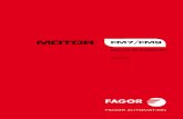 FM7/FM9. Manual de instalación. - Fagor Automation · Sensores de temperatura ... Selección del motor de cabezal ... en los cables de señal puede ocasionar vibraciones o funcionamiento