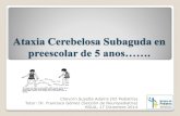 Ataxia Cerebelosa Subaguda en - serviciopediatria.com · tipo2, Tay-sachs, Abetalipoproteinemia) ... - Puede ser causa de ataxia por sus efectos sobre el sistema ... Slide 1 Author: