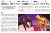  · El arca de Noé desembarca, de la mano de tres pingüinos, en el TINC dramaturgo alemán Ulrich Hub propone una odisea divertida sobre la amistad BARCELONA El TNC se rinde ante
