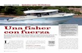 Una fisher con fuerza - Quicksilver boats · cabina de popa abarca toda la manga y resulta sorprendente por ... Este gráfico nos permite apreciar si la potencia de los dos motores