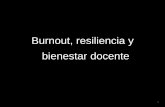 Burnout, resiliencia y bienestar docenteecaths1.s3.amazonaws.com/bienestardocente/1106998179.Burnout... · Malestar emocional Estado de contrariedad en el que sentimos que las circunstancias