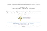 Programa Operativo de Cooperación Territorial España ... · PO Cooperación Territorial España-Francia-Andorra – v151007 3 / 97 Capítulo 1. Introducción 1.1. Marco de la política