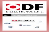 2018 CATÁLOGO DURAMETAL - dieselfrenos.com.ardieselfrenos.com.ar/wp-content/uploads/2017/08/CATALOGO-DURAMETAL... · Campana Tras. Ref 3558 Frum 301423 0801 USD 120,16 USD 144,90
