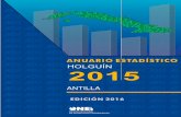 Anuario Estadístico de Antilla 2015 - onei.cu Antilla.pdf · tcc/MP tonelada combustible convencional U por miles de pesosunidad UM unidad de medida ... 0 La cifra es más pequeña