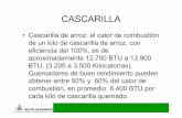 RESUMEN QUEMADORES CASCARA - conarroz.com · hidraúlica de cascarilla. Pacas compactadas de cascarilla . QUEMADORES DE CASCARA DE ALTA CAPACIDAD, DISEÑOS TRADICIONALES. Quemador
