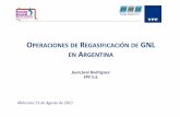 OPERACIONES DE REGASIFICACIÓN DE EN ARGENTINA · REGASIFICACIÓN DE GNL EN ARGENTINA •En el marco de un fuerte crecimiento de la demanda de gas, la Argentina ha ingresado a la