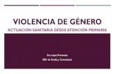 VIOLENCIA DE GÉNERO - joseagua2.files.wordpress.com · Violencia de Género: “la violencia específica contra las mujeres, utilizada como instrumento para mantener la discriminación,