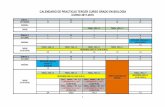 CALENDARIO DE PRACTICAS TERCER CURSO GRADO EN … · calendario de practicas tercer curso grado en biologÍa curso 2017-2018 ... (día completo) 11,12 13,14 tarde (16.00-20.00) ecologÍa