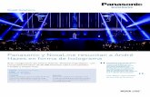 Panasonic y NovaLine resucitan a André Hazes en forma de ... · Nadie podía ver la pantalla y mucho menos el proyector Panasonic oculto al público, integrado en el escenario y