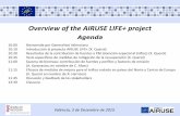Overview of project progressairuse.eu/wp-content/uploads/2016/02/12_AIRUSE_Generali... · 2017-09-20 · 11:15 Eficacia de medidas de mejora para el tráfico rodado en países del