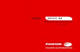 CNC 8055 - Manual de ejemplos - Fagor Automation · G3 G38 R10 X-40 Y0 R70 N2 G1 G40 X-70 Y0; Salida tangencial.; Retorno al punto inicial con descompensación. Repetición de bajadas
